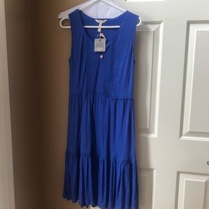 Matilda Jane Into the Blue Dress Medium NWT